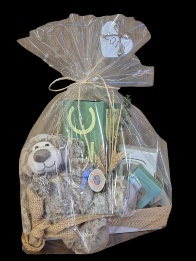 Ecoya Hamper with cuddles.